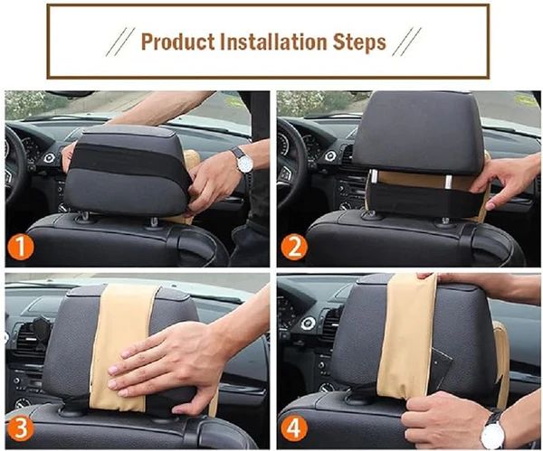 Premium Car Seat Headrest Pillow